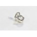 Traditional 925 Sterling Silver heart shape marcasite stone Ring P 462